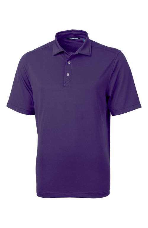 Virtue Eco Piqué Recycled Blend Polo in College Purple