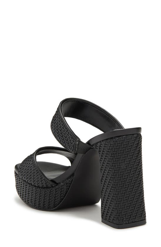 Shop Steve Madden Stance Platform Slide Sandal In Black