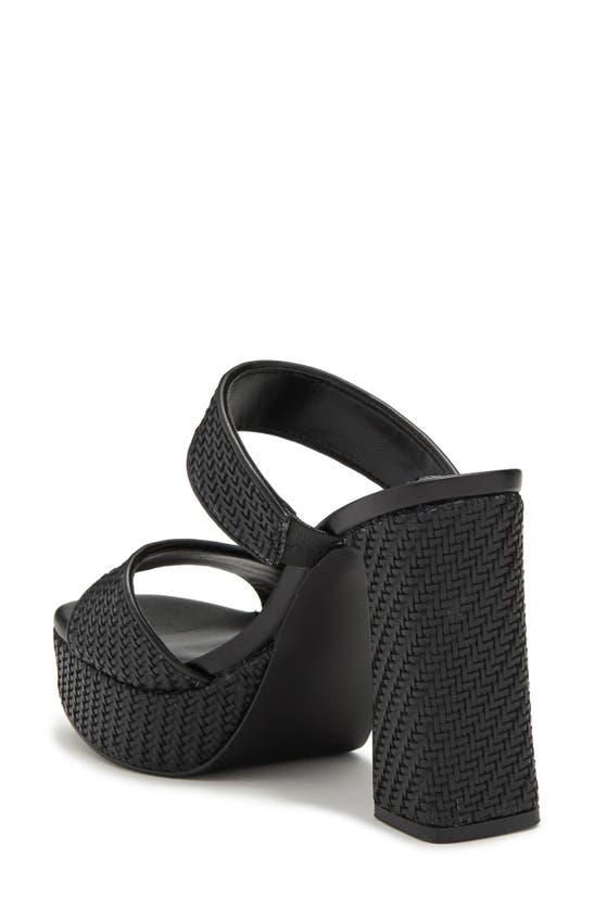 Steve Madden Stance Platform Slide Sandal In Black