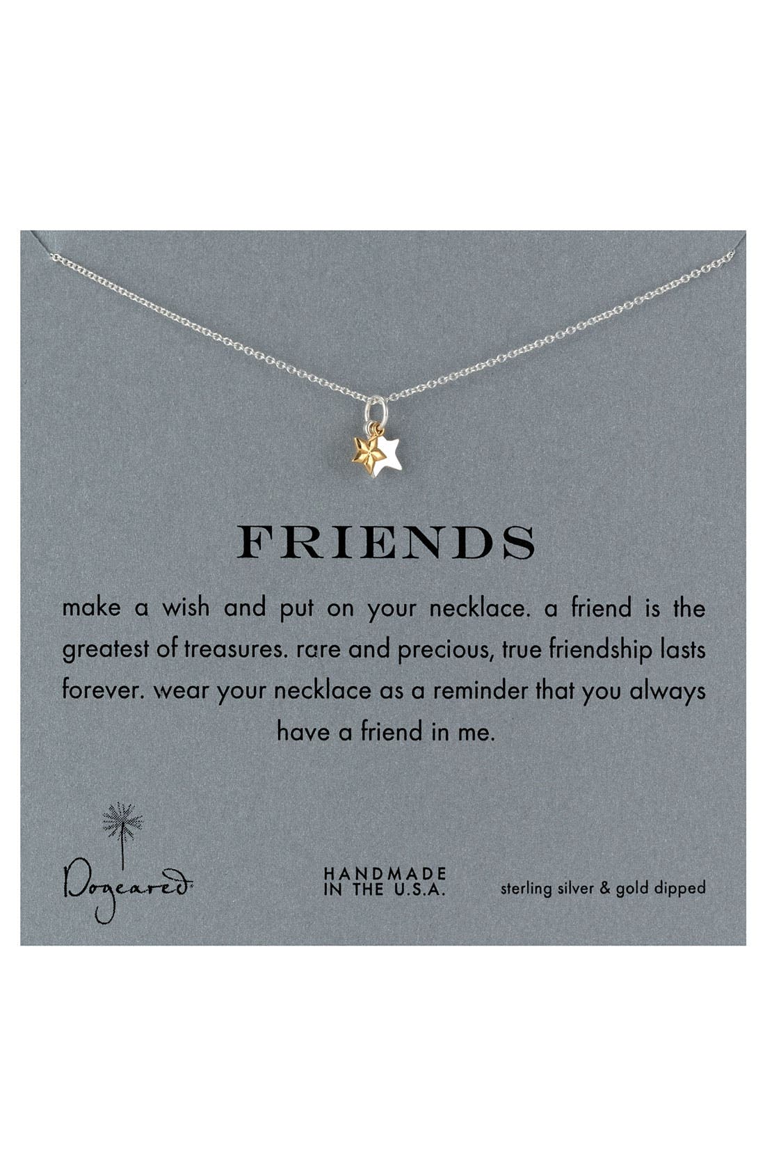 Dogeared 'Reminder Sisters' Pendant Necklace Nordstrom