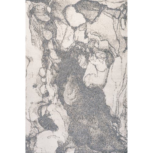 Jonathan Y Marmo Abstract Marbled Modern Area Rug In Gray/cream