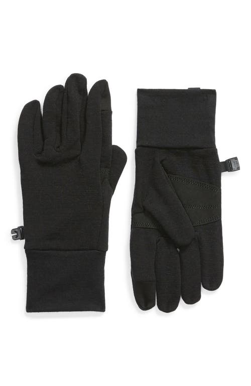 Sierra Tech Touchscreen Compatible Fleece Gloves in Black