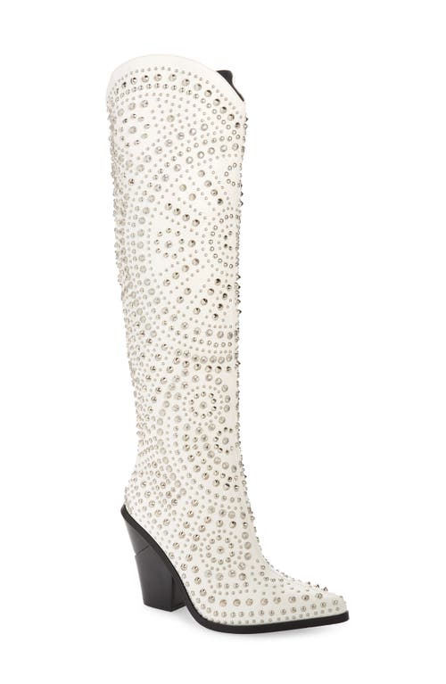 AZALEA WANG Texas Western Boot in White