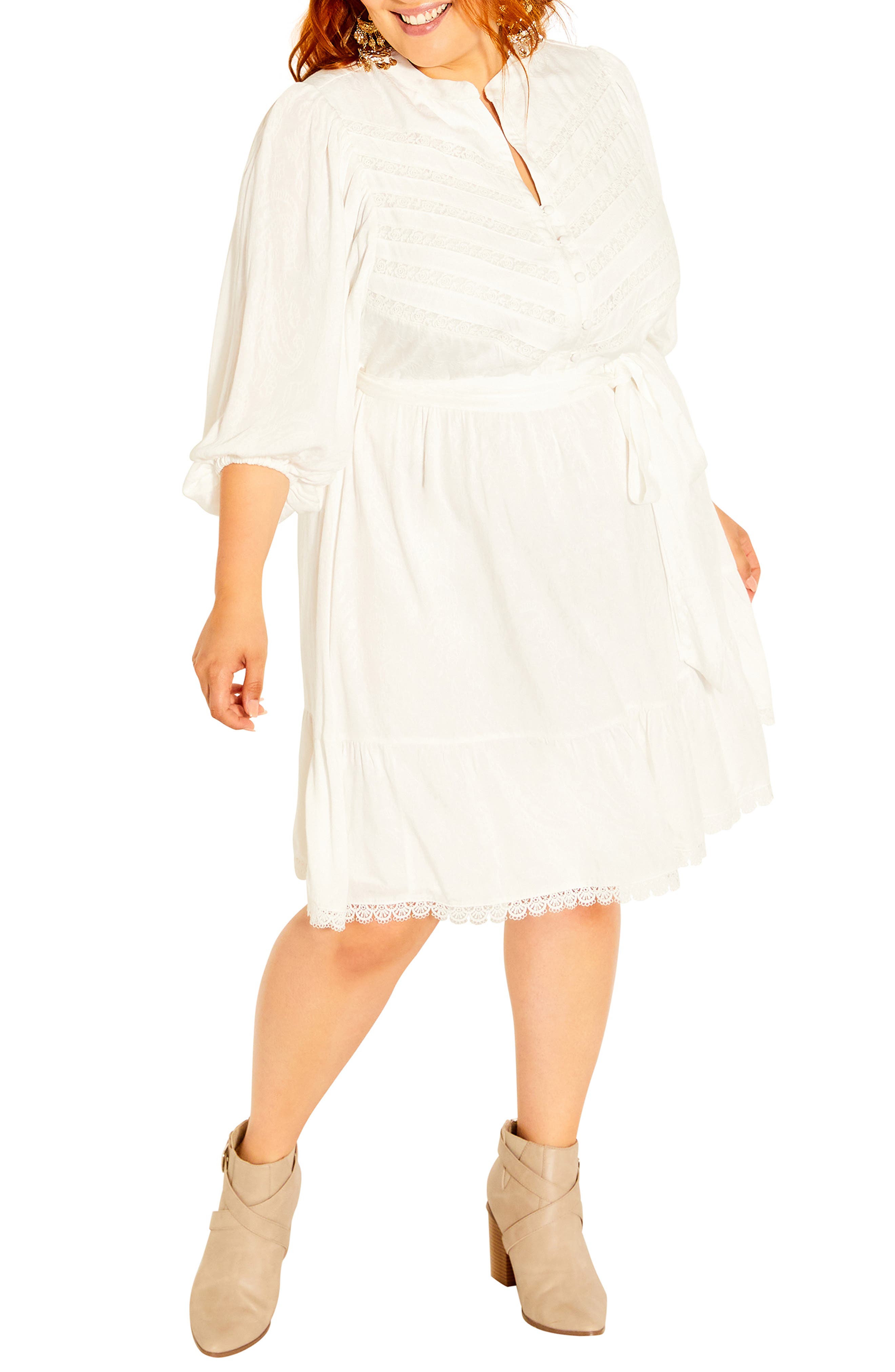 City Chic Festival Fit \u0026 Flare Dress 