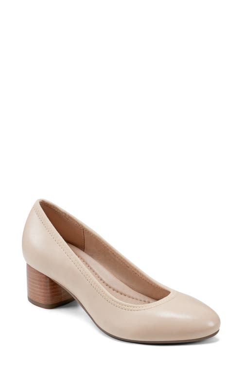 Earth ® Rellia Block Heel Pump In White