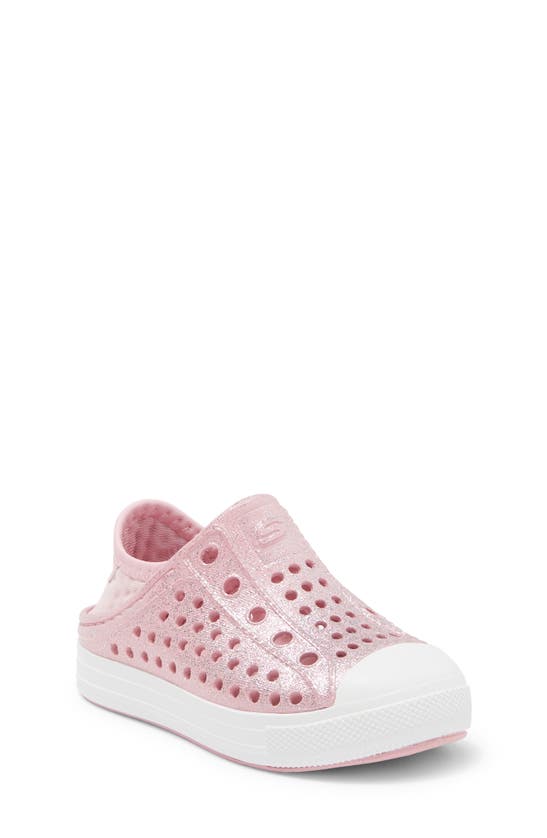 Skechers Kids' Guzman Step Slip-on Sneaker In Pink