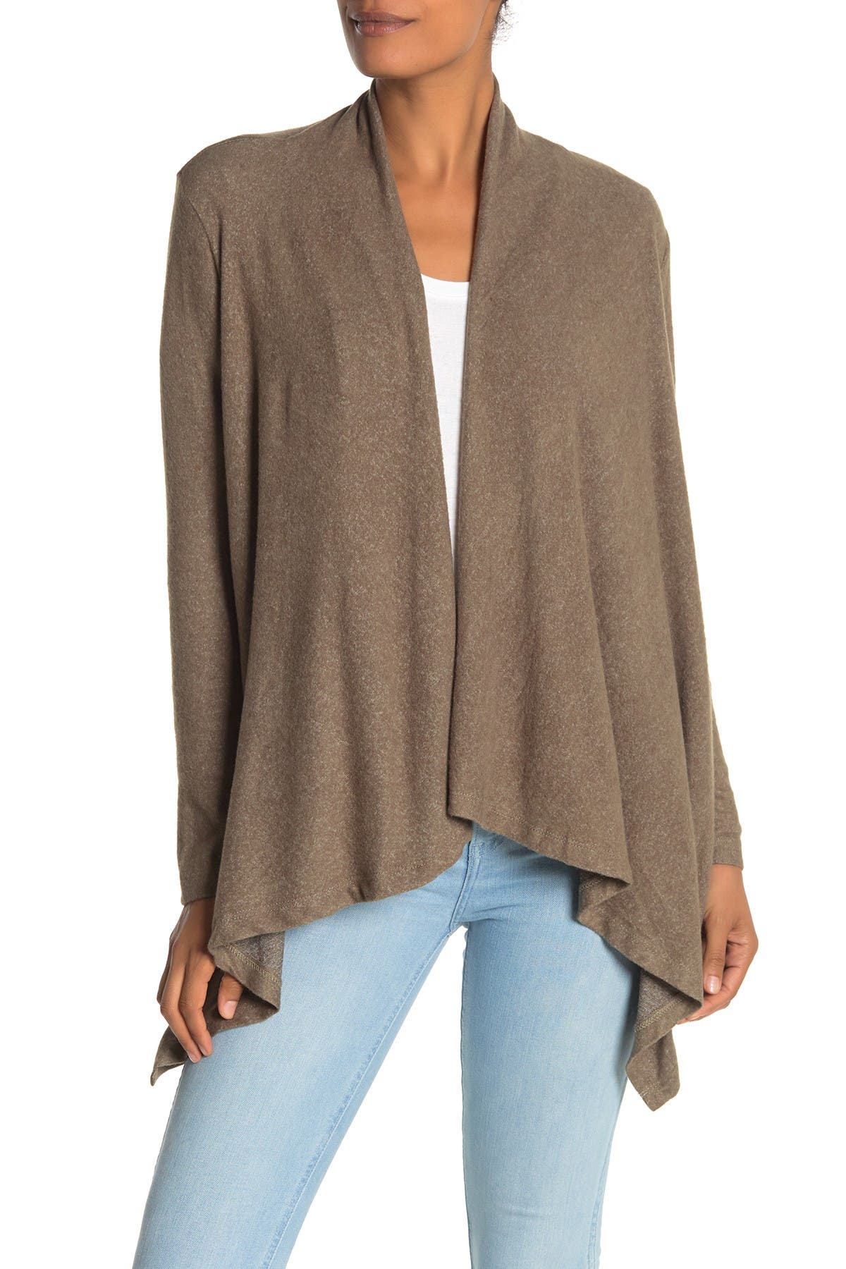 bobeau amie waterfall cardigan