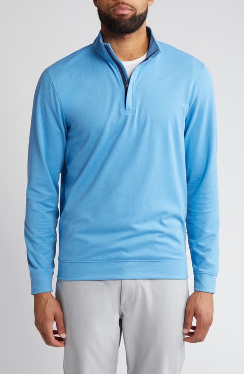 McKinnon Quarter Zip Golf Pullover in Blue