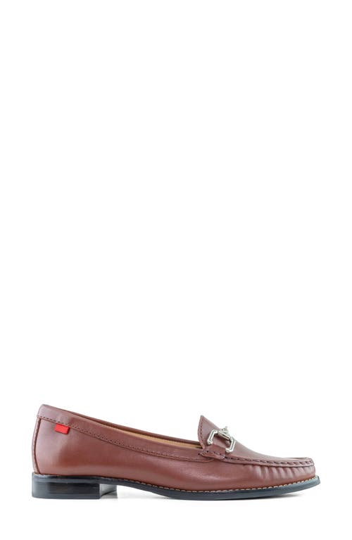 Shop Marc Joseph New York Park Ave Loafer In Mahogany Burnished Napa