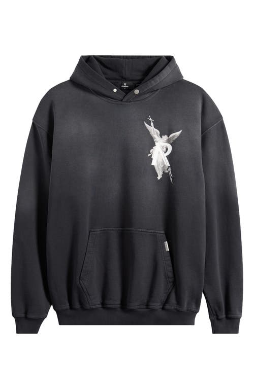 REPRESENT REPRESENT ARCHANGEL COTTON GRAPHIC HOODIE 