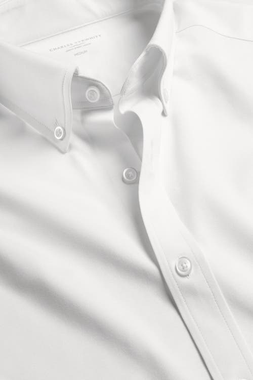 CHARLES TYRWHITT CHARLES TYRWHITT FOUR-WAY STRETCH BUTTON DOWN JERSEY SHIRT 