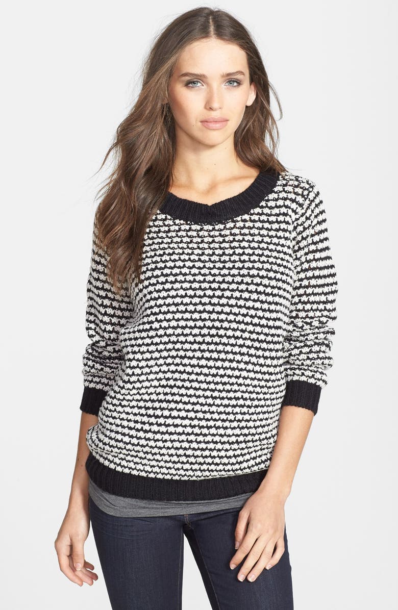 RD Style Textured Crewneck Sweater | Nordstrom