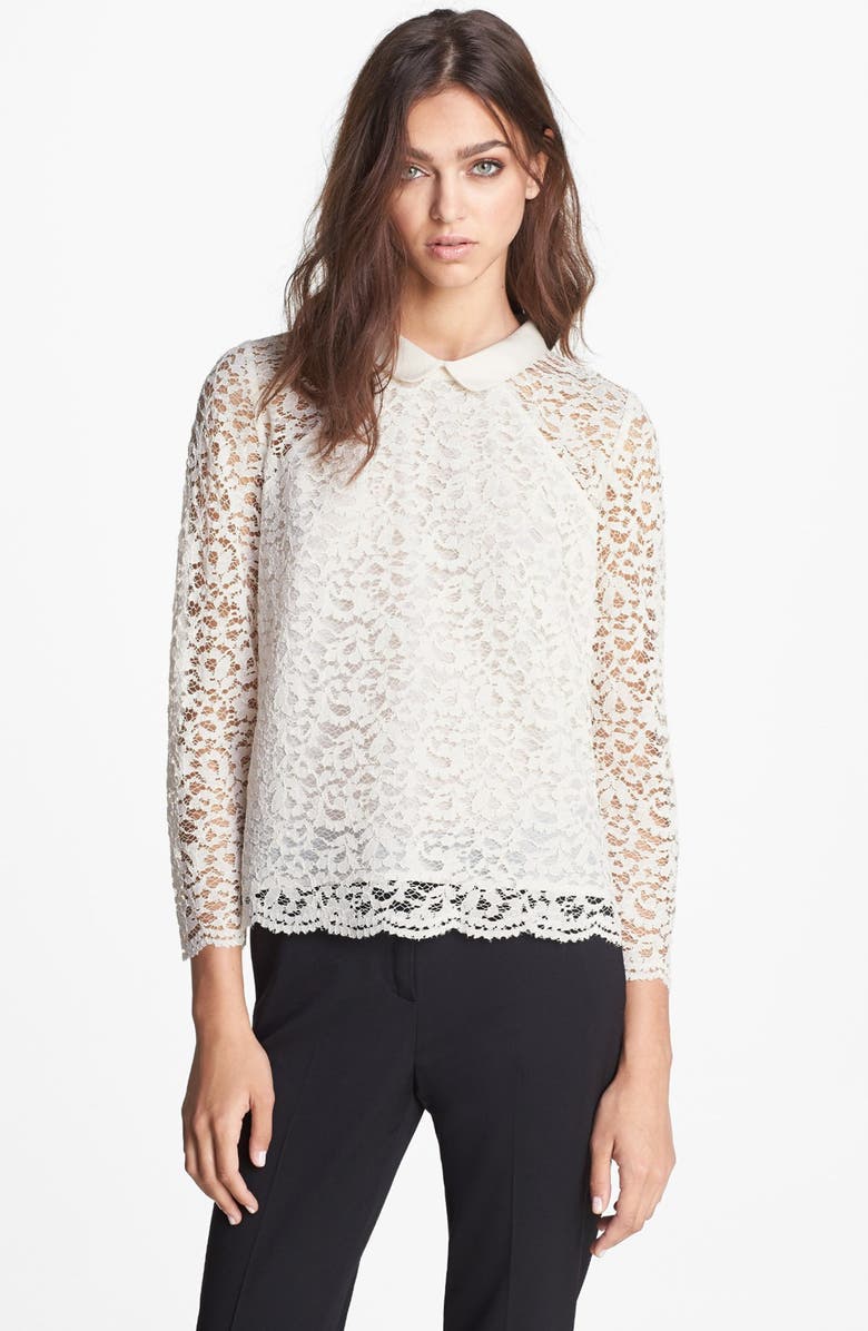 The Kooples Peter Pan Collar Lace Blouse | Nordstrom