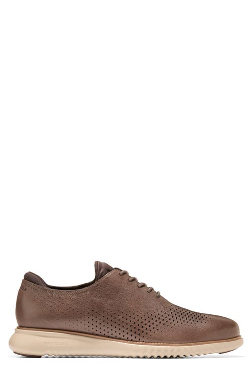 Shop Cole Haan 2.zerogrand Laser Wing Derby In Lava/madeira/oxford