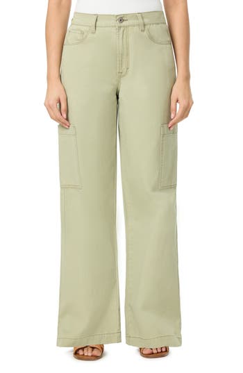 KENSIE KENSIE HIGH WAIST CARGO PANTS