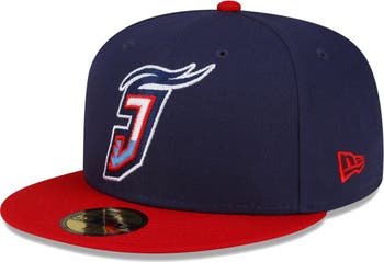 Jacksonville Jumbo Shrimp New Era Authentic Collection Team Home 59FIFTY  Fitted Hat - Navy