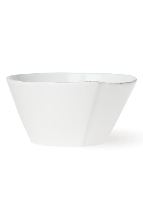 VIETRI Lastra Serving Bowl in White 