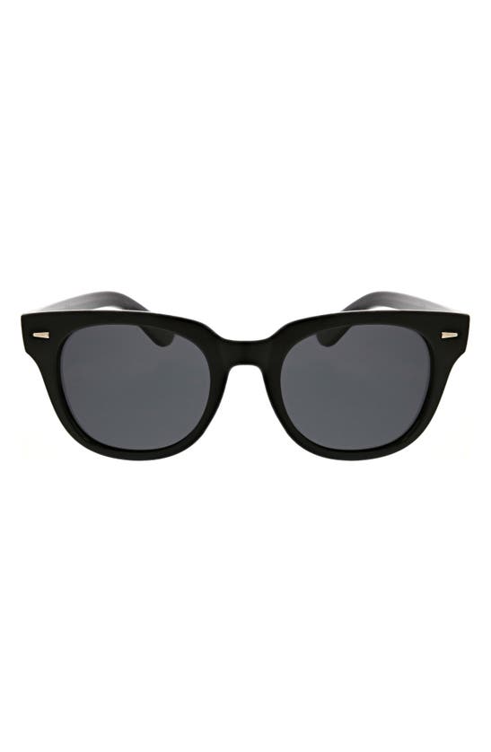 Hurley Retro Square 49mm Sunglasses In Black
