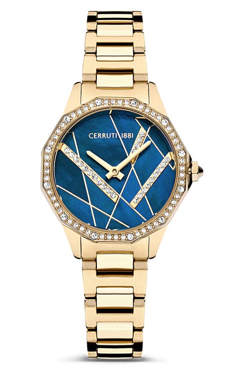 Jesina Swarovski Crystal Bracelet Watch, 30mm