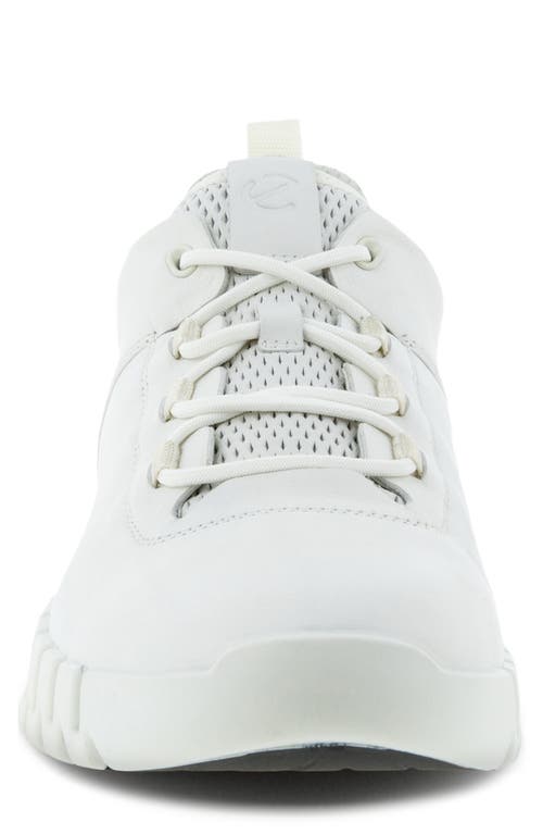 Shop Ecco Gruuv Sneaker In White/white