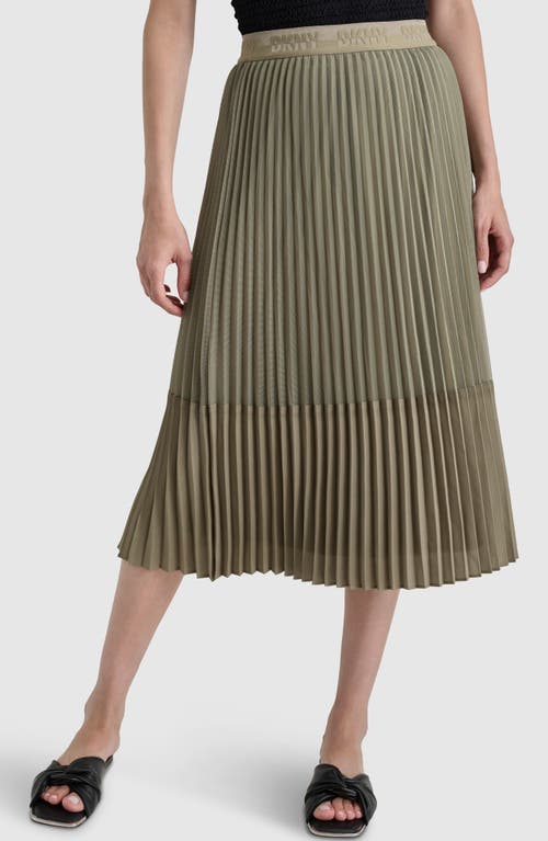 DKNY Plissé Midi Skirt at Nordstrom,