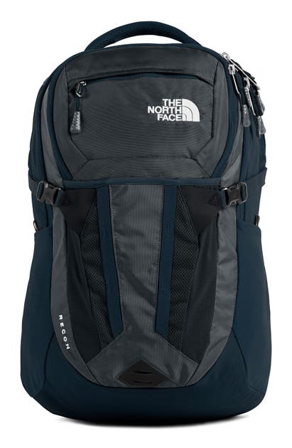 The North Face Recon Backpack - Grey In Asphalt Grey/ Urban Navy