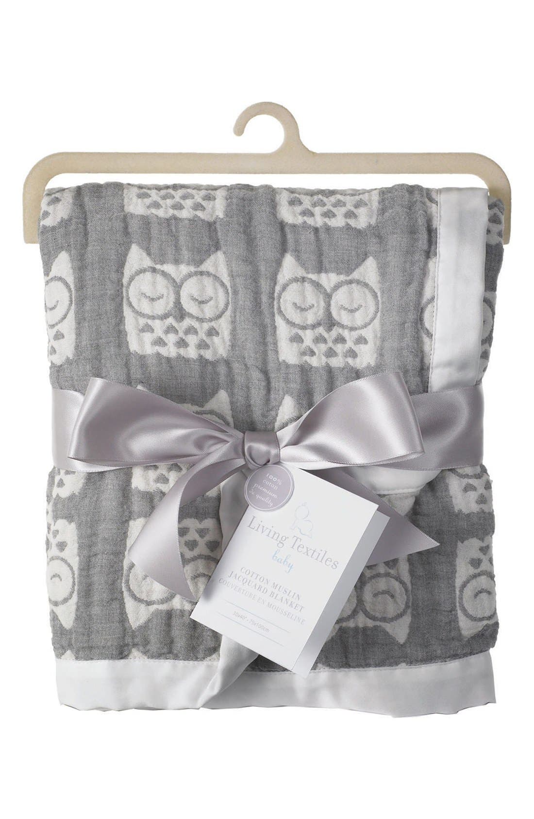 Living Textiles Cotton Muslin Jacquard Blanket (Baby & Toddler) Nordstrom
