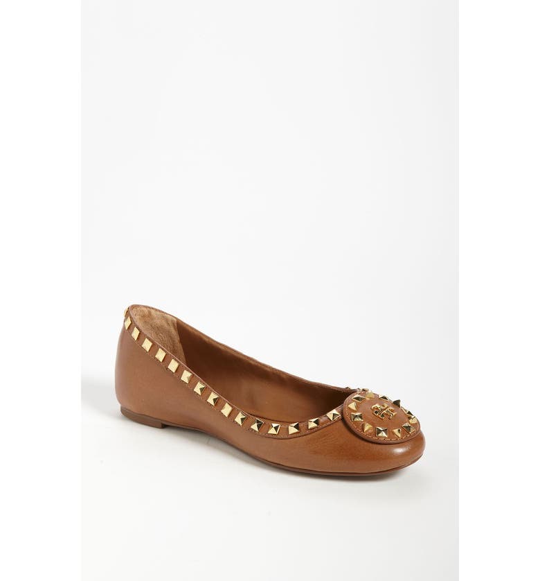 TORY BURCH 'Dale' Ballet Flat, Main, color, ROYAL TAN