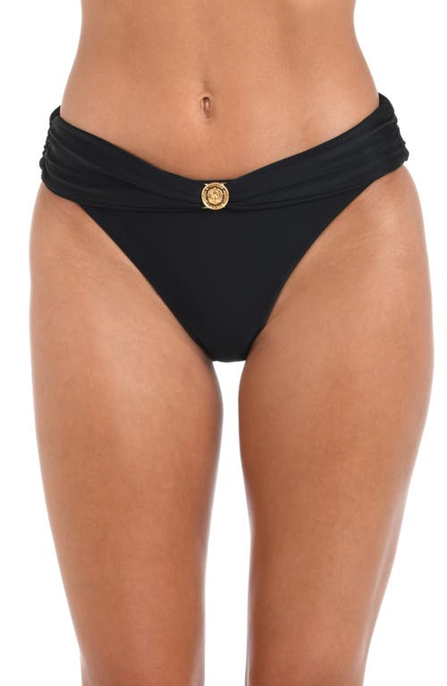 Shop L Agence L'agence Mya Classic Bikini Bottoms In Black