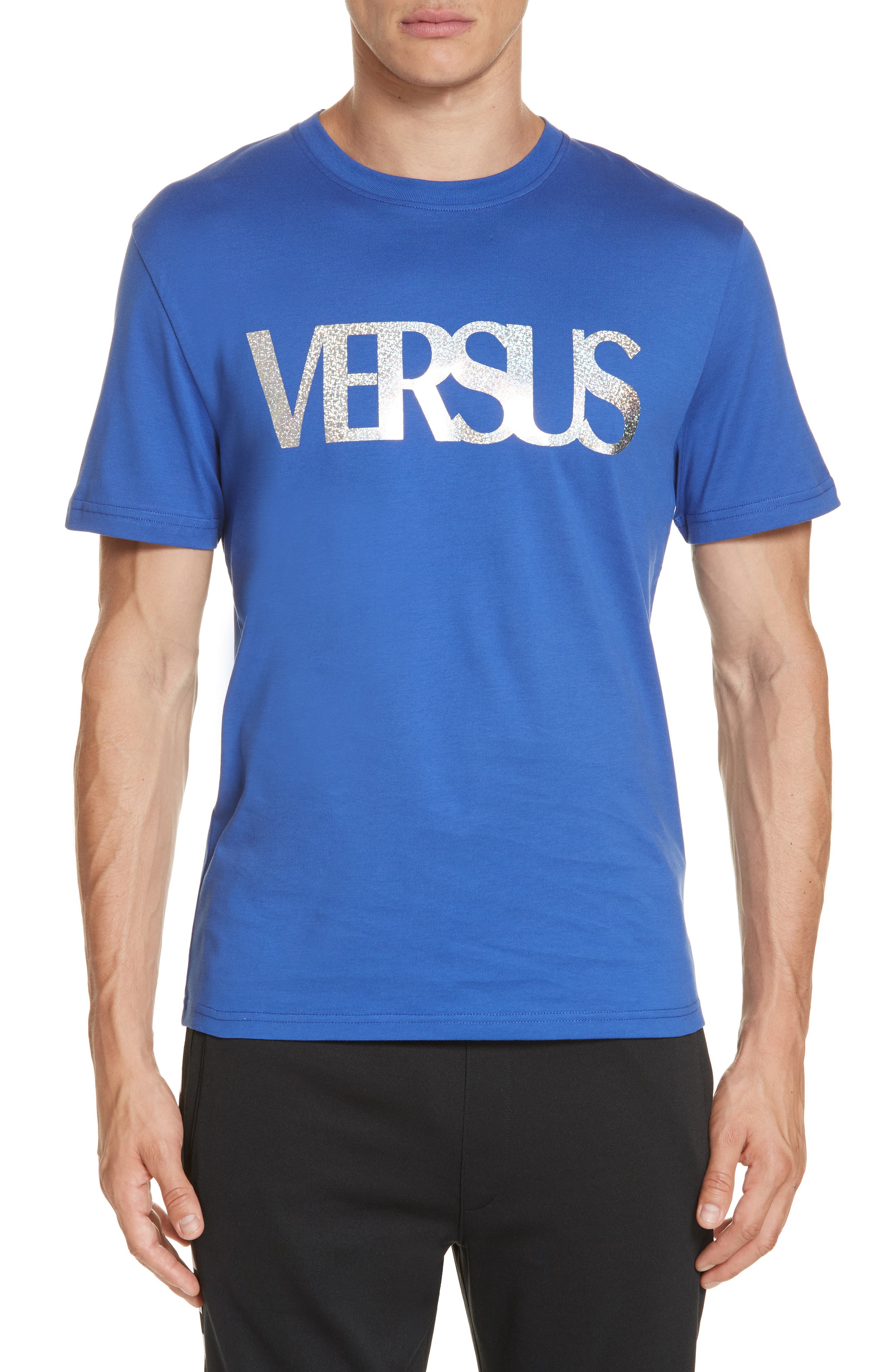 Versus Versace Holographic Logo T Shirt Nordstrom