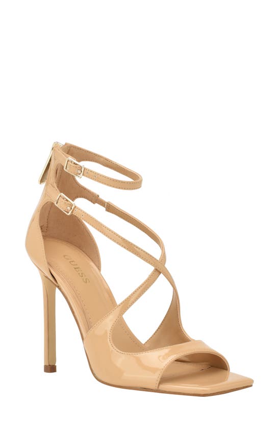 Guess Sella Sandal In Medium Natural 101