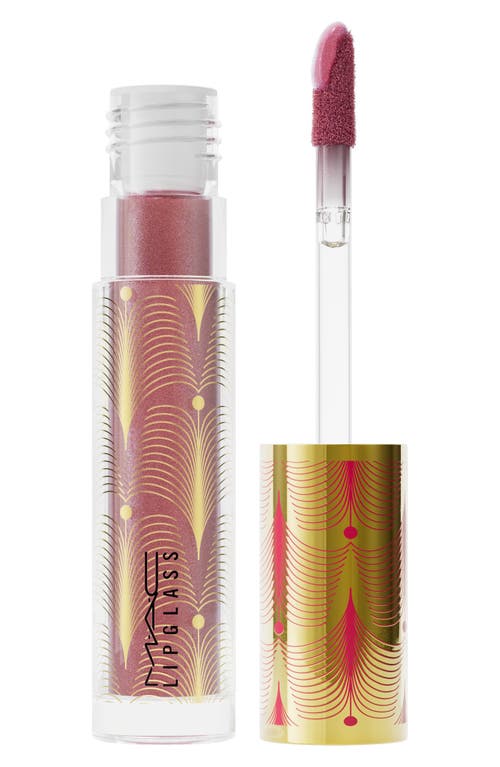 Shop Mac Cosmetics Lipglass Lip Gloss In Galactic Glisten