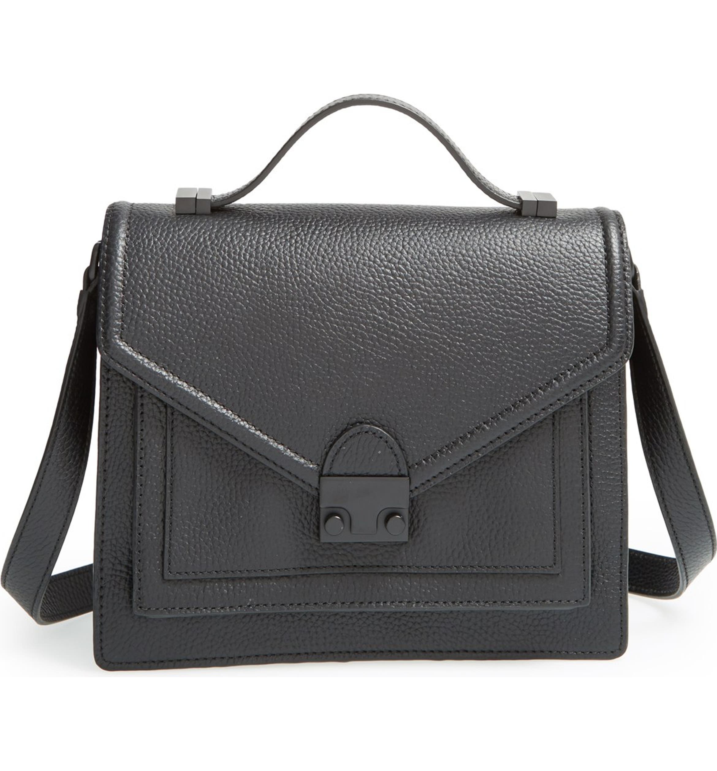 Loeffler Randall 'Medium Rider' Leather Top Handle Satchel | Nordstrom