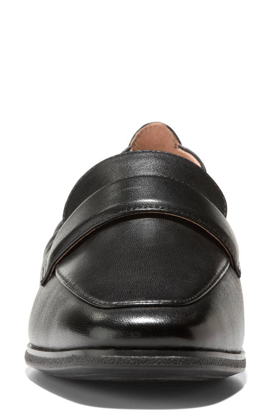 Shop Cole Haan Trinnie Loafer In Black Leather