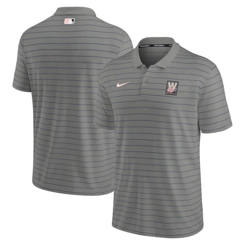 Nike Gray Washington Nationals 2022 City Connect Franchise Polo