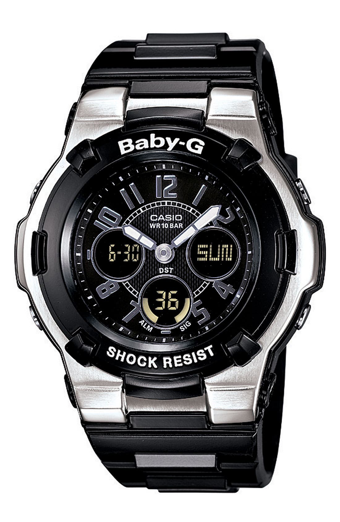 BabyG Dual Movement Watch, 44mm x 40mm Nordstrom