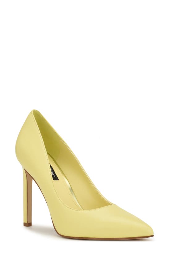 Nine West 'tatiana' Pointy Toe Pump In Yellow 705