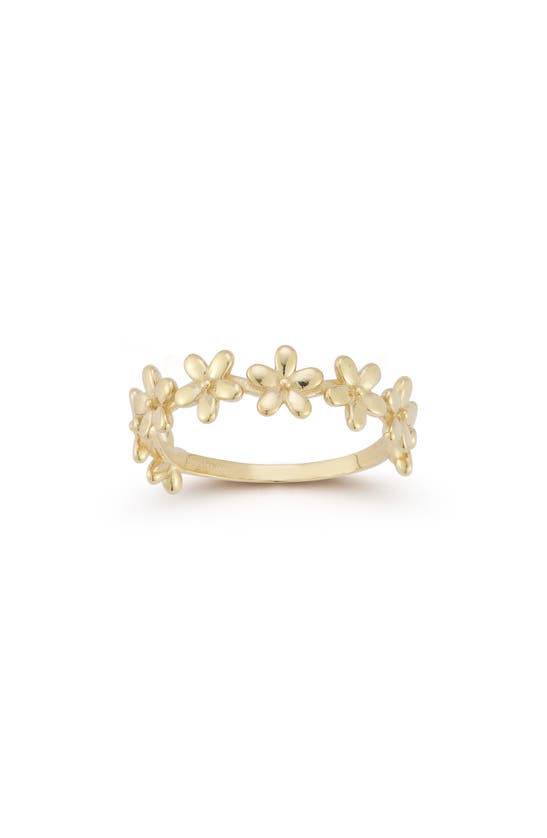 Ember Fine Jewelry Flower Band Ring In 14k Gold