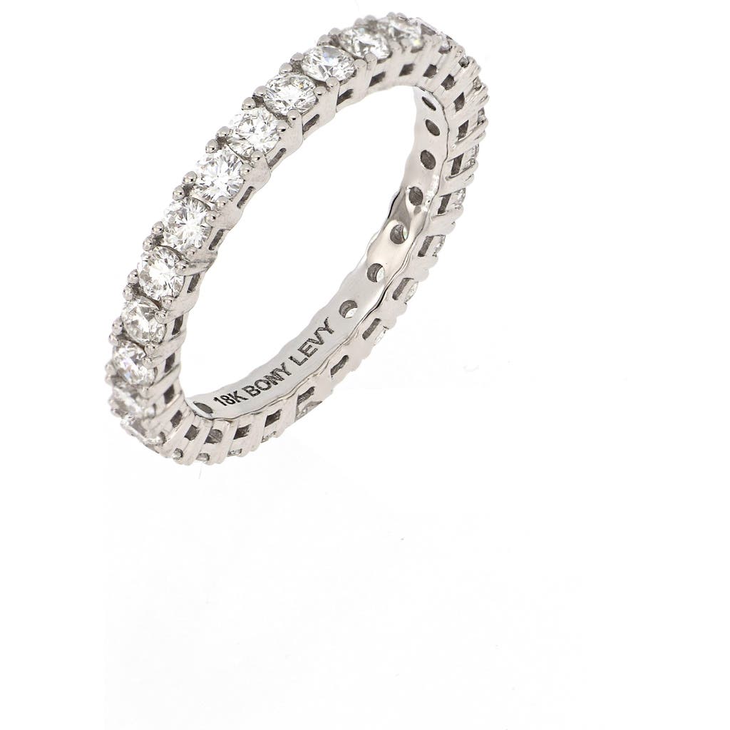 Bony Levy Audrey Diamond Eternity Band In 18k White Gold
