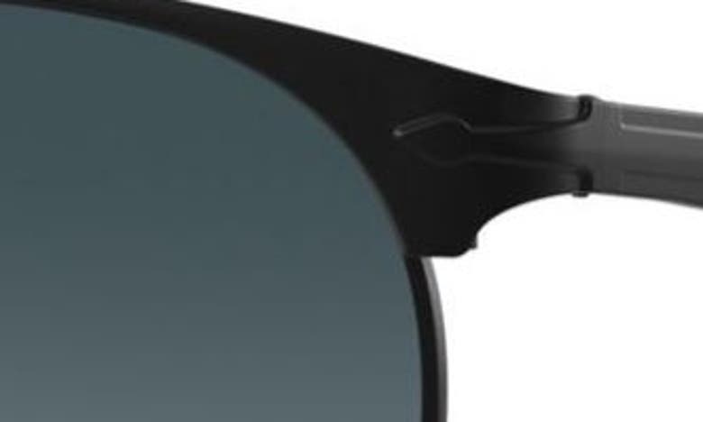 Persol 55mm Polarized Pilot Sunglasses In Black