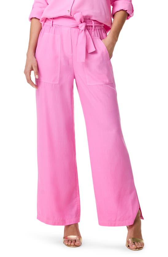 Shop Nic + Zoe Drapey Utility Wide Leg Pants In Pink Lotus