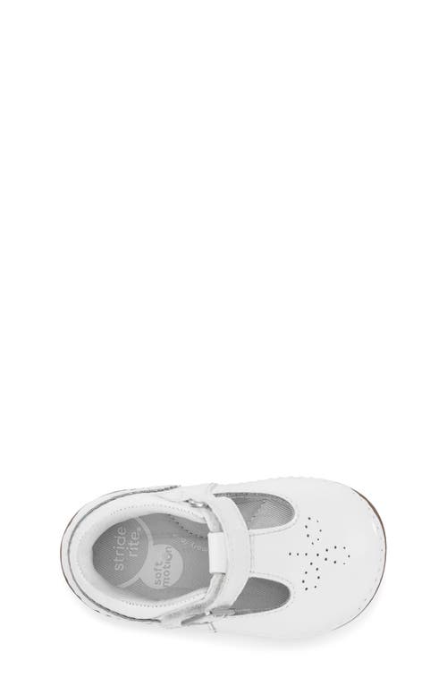 Stride Rite Lucianne Mary Jane In White Patent