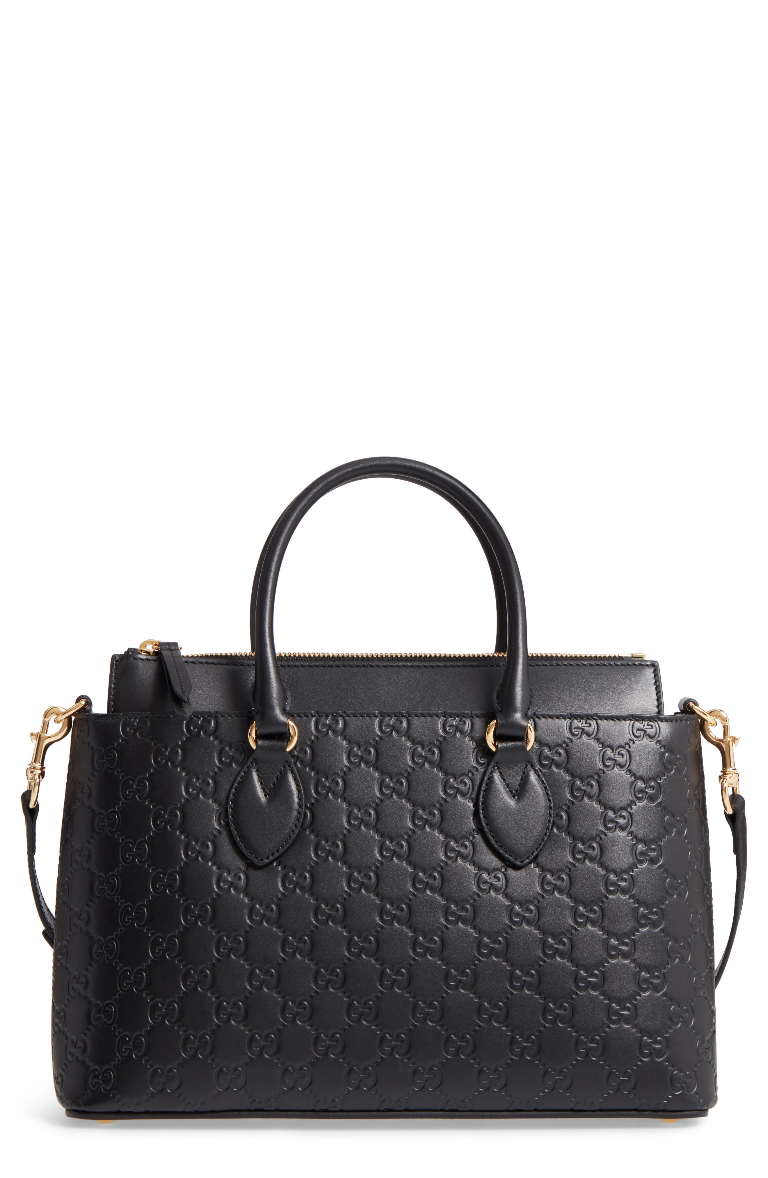 Gucci Small Top Handle Signature Leather Satchel Nordstrom