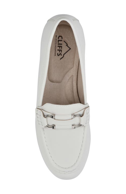 Shop Cliffs By White Mountain Glaring Loafer In White/grainy