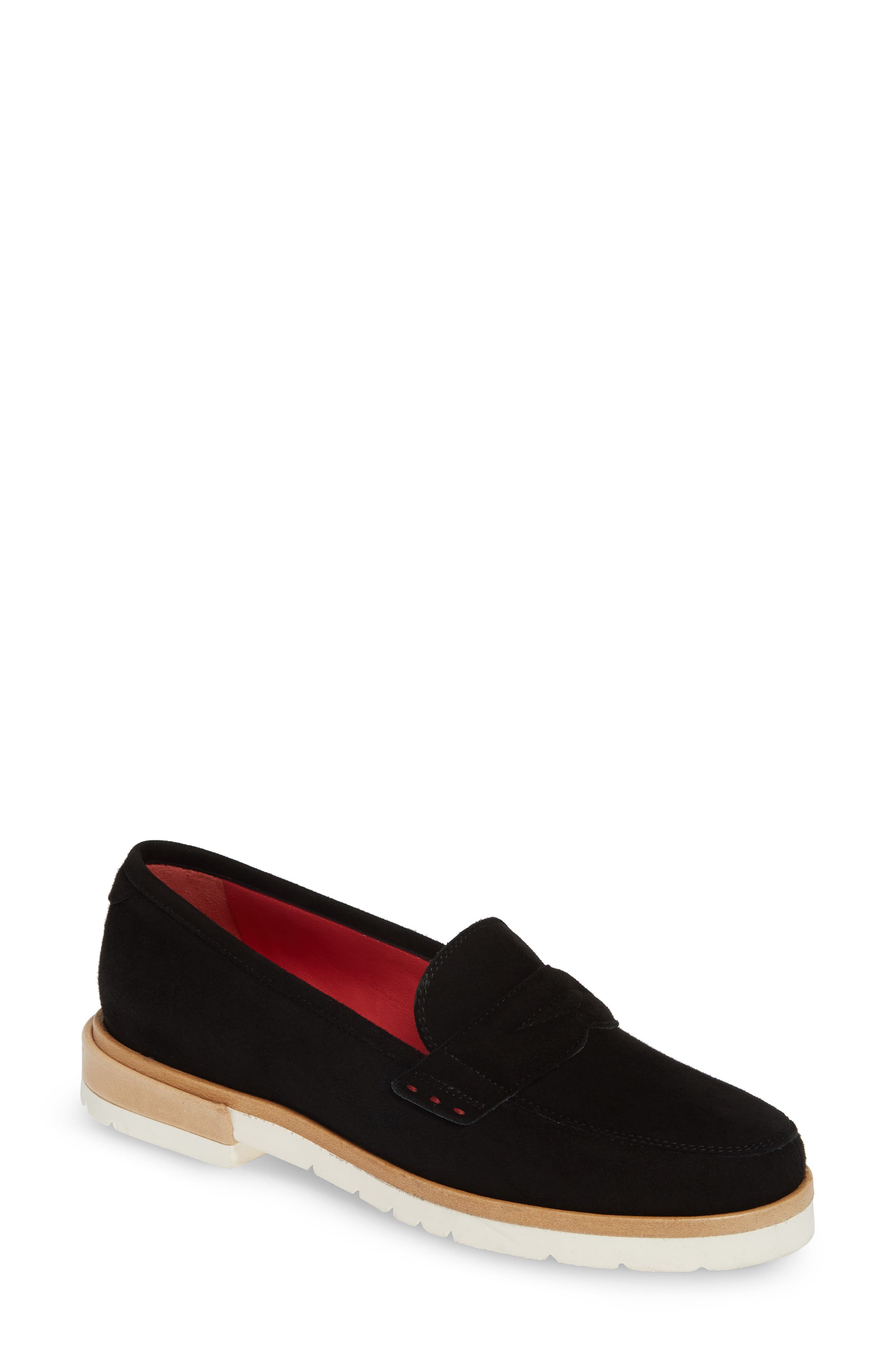 Pas De Rouge Marta Loafer, Black