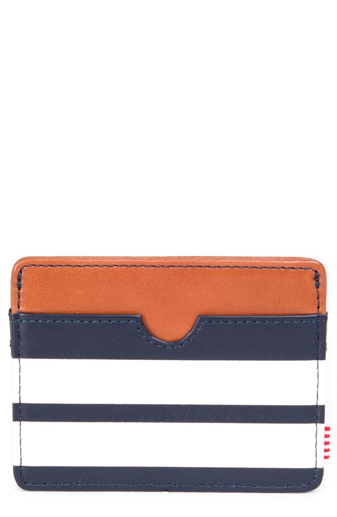 Herschel Supply Co. 'Charlie' Leather Card Holder Nordstrom