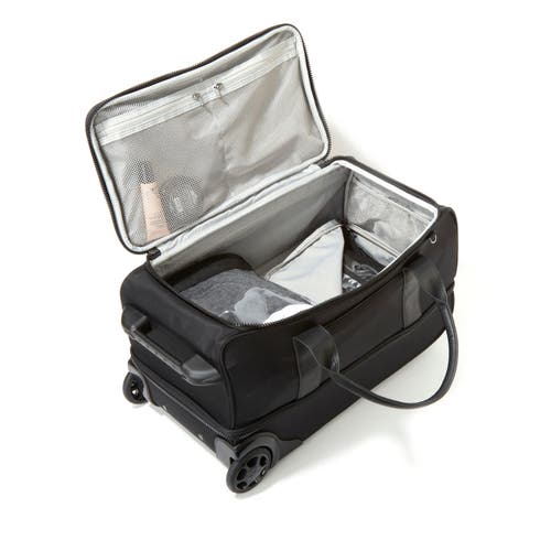 Baggallini Gramercy Wheeled Carry On Duffel Bag In Black