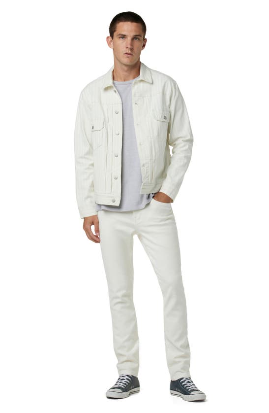 Joe's Miner Denim Jacket In Hickory Stripe