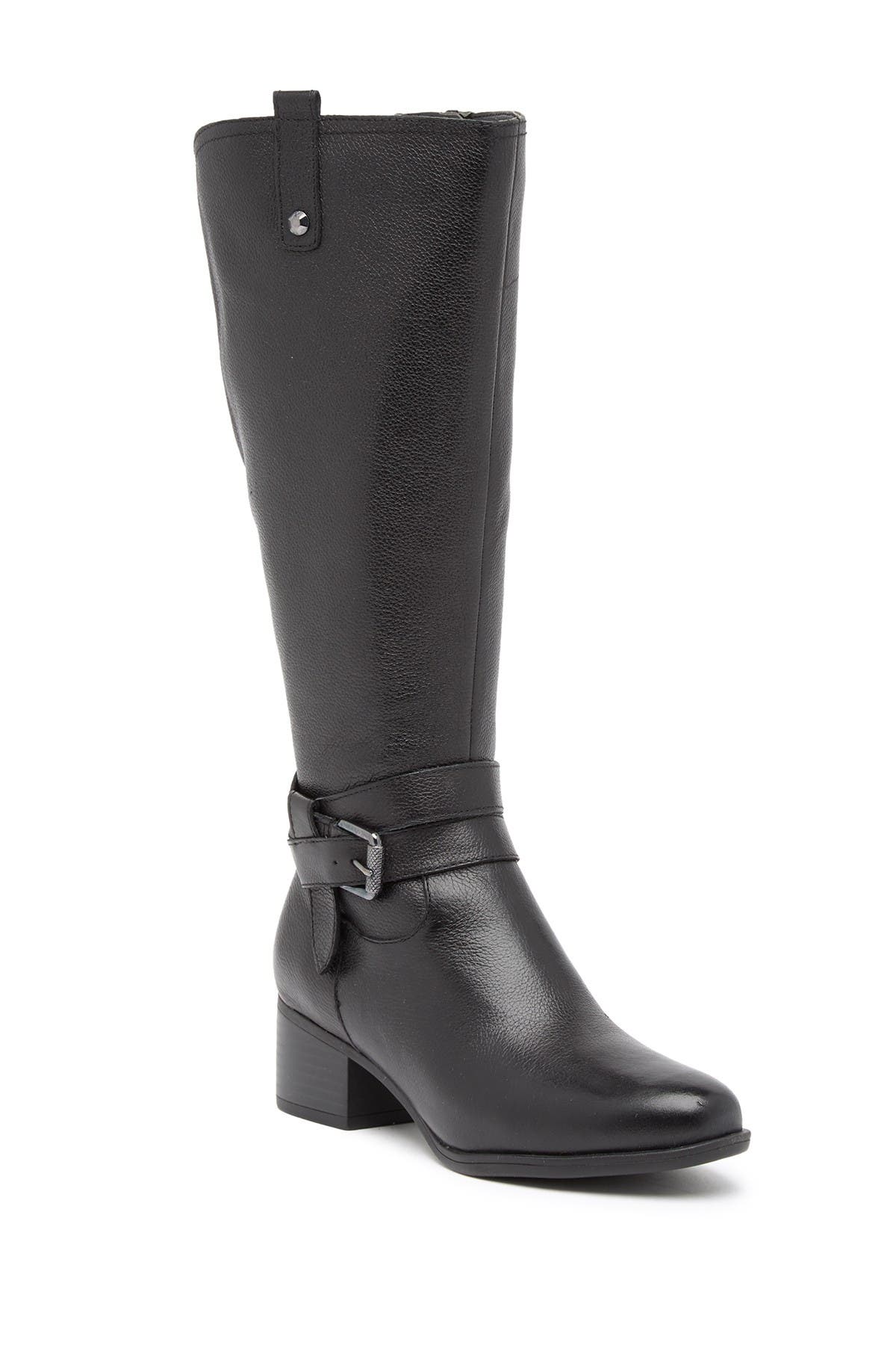 naturalizer kim leather riding boots