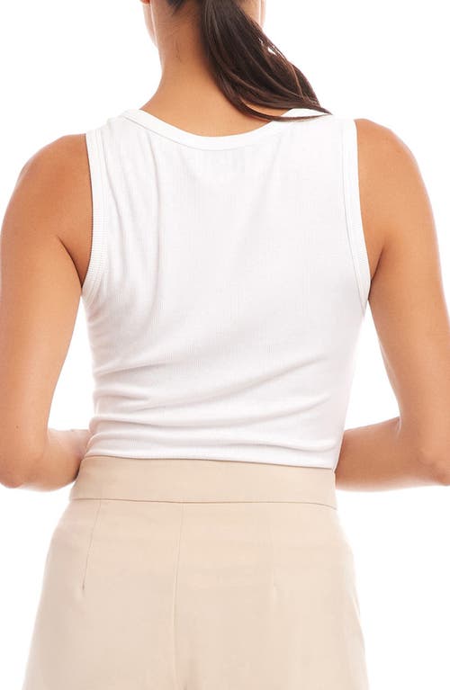 Shop Fifteen Twenty Billy Tank Top In White